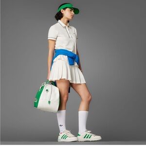 NWT Adidas Originals Twistknit Trefoil Golf Polo in Chalk White. size M